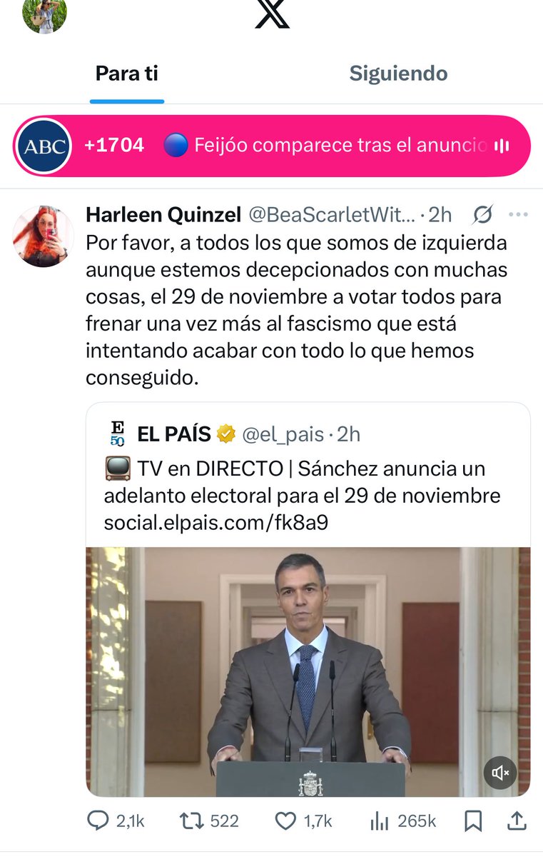 Merirodriguezz4's tweet photo. Cuidado que aún, con un pie en los juzgados y con las crisis que carga en la espalda, vuelve a ganar 😭😭 todo por el fascismo que tanto daño hace Mussolini a día de hoy 😘😘 https://t.co/3T7vNyOXKA