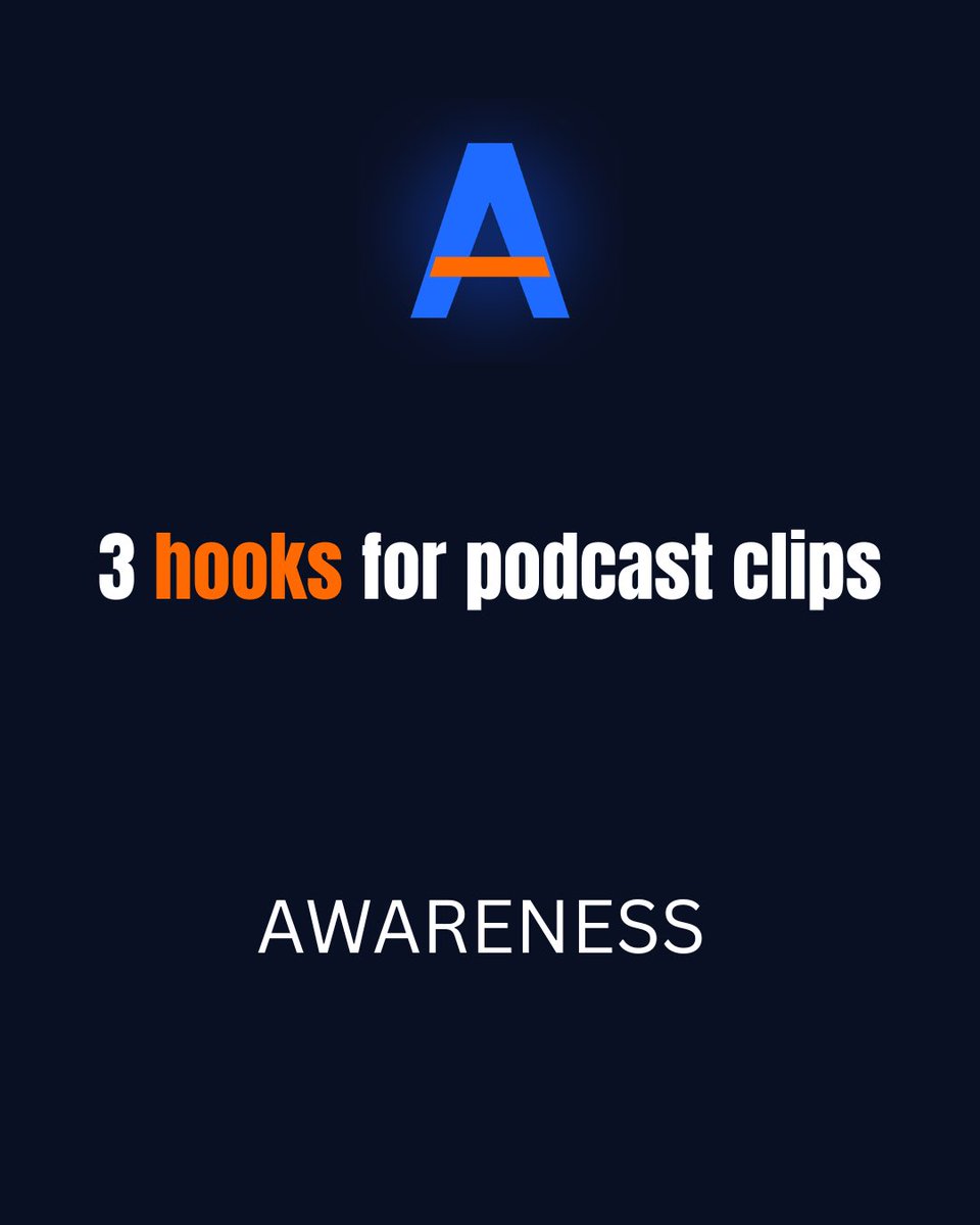 awarenessclips's tweet photo. 1) A question: "Why do most people quit in month 3?" 2) A contrarian line: "More effort is not always the answer." 3) A story start: "I almost quit before this happened." Pick the line from your episode that already sounds like one of these. https://t.co/7BLxUq0w3C