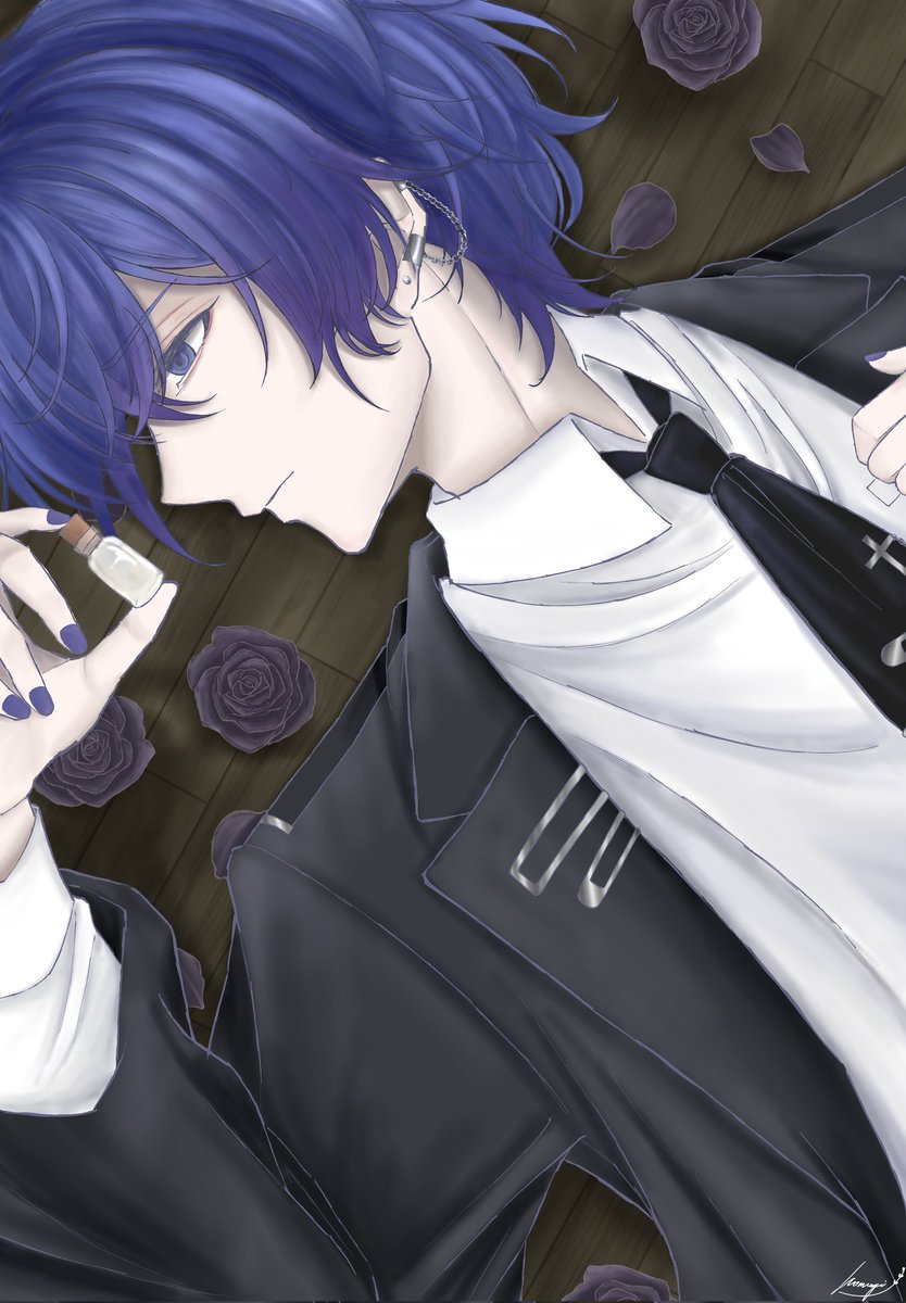komugisankai's tweet photo. 再掲
ダークなお兄さんと将校さんがすき\🙌/
 #KAITO https://t.co/t4ieSCfsbz