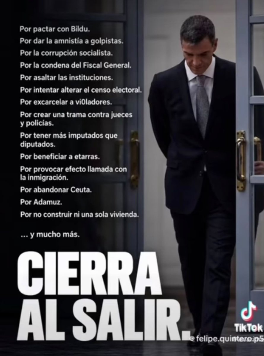 Merirodriguezz4's tweet photo. el fin de una era, una de las peores para España, sin ninguna duda. No puedes ser de izquierdas y defender la gestión de este tío. https://t.co/LA1E1v8Fat