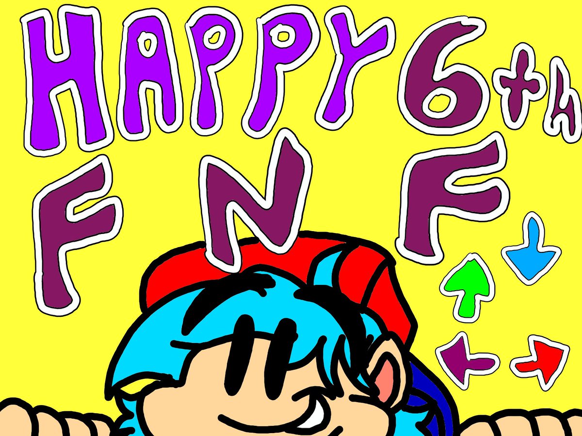 CrystinaFantasy's tweet photo. Happy 6th Anniversary, Friday Night Funkin!!!! 🎂

No matter how many crazy things this game goes through, I'll always enjoy it in any way!! ^w^💜🩵

Boyfriend.XML belongs to PhantomArcade3k 

#fnfboyfriend #fridaynightfunkin #fridaynightfunkinfanart #fnfbf #FNF https://t.co/La4S5eQBUU