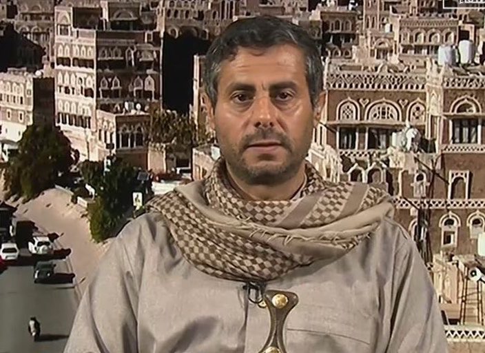 alrougui's tweet photo. قبل قليل محمد البخيتي متحدث الحوثيين للتلفزيون العربي: 

لا يوجد أي طرف مستفيد 
من استمرار الحرب https://t.co/kdx5sFNWTK