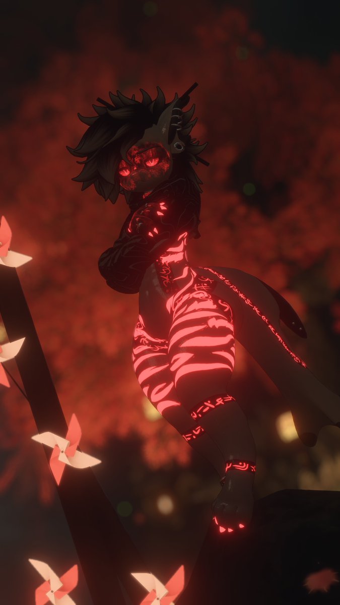 NeedyAiku's tweet photo. I love VRchat worlds that just make your avatars absolutely explode in glow or bloom.
Does this world fit my colors?
#vrchat #furry #VRChatPhotography https://t.co/A9NNFm0Ht6