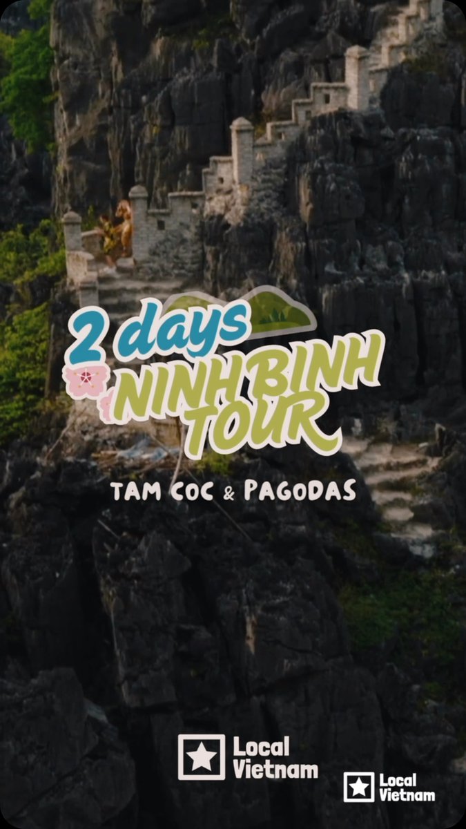 josliebaut's tweet photo. Ninh Binh is easy to visit, but truly experiencing it takes time. Our 2-day route blends iconic sights, quiet countryside and local life. Every trip can be tailored to your pace, interests and travel style. Message our local team anytime. https://t.co/tSaugj979D