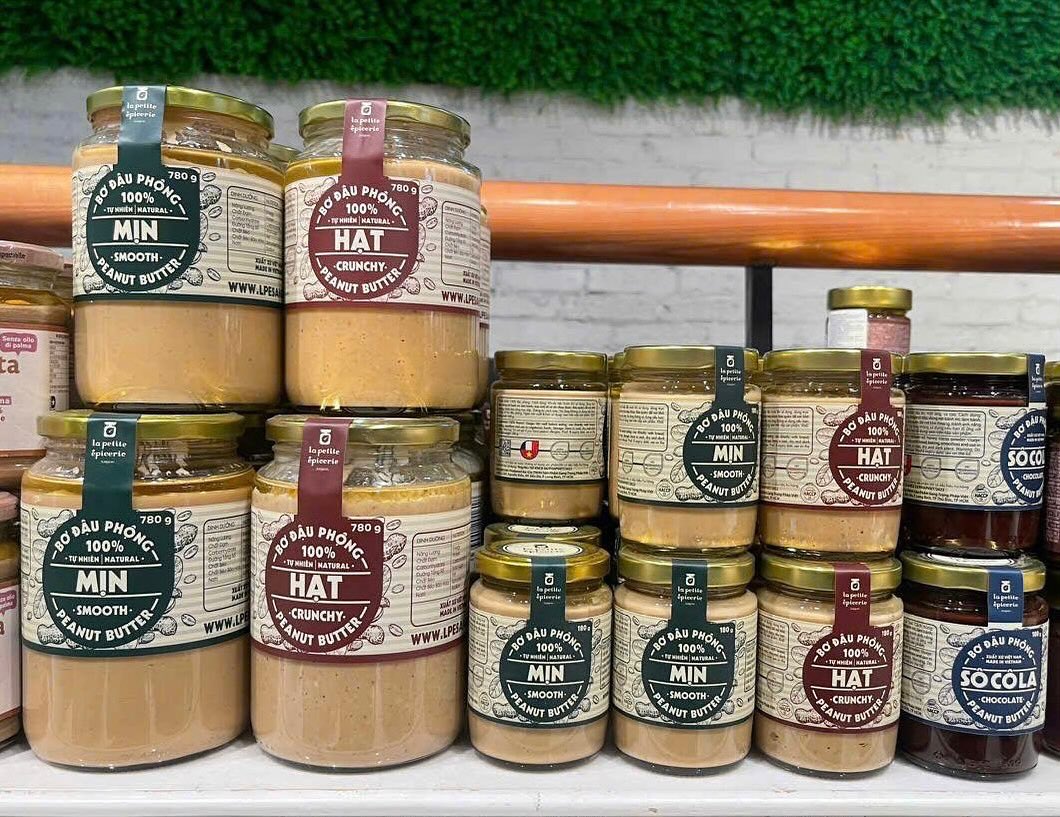 LauraDb2's tweet photo. Made in Saigon, loved everywhere. Smooth, crunchy, and chocolate peanut butter made from selected Vietnamese peanuts, stone-ground for rich flavor and natural nutrition. Available in retail and food-service sizes. Seeking distributors in Singapore https://t.co/BrRhcLNezM