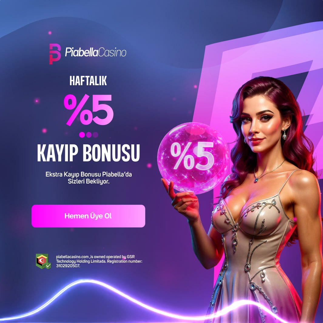 turkeypiabella_'s tweet photo. 🔔Haftalık 5% Kayıp Bonusunu Talep Et ve Tekrar Oyunlara Dön!

💫 PiabellaCasino'da Her Pazartesi Kayıplarını Kazanca Çevir! 

⭐️ Haftalık kayıp bonusunu almayı unutma ! https://t.co/VWTl0yRiHb