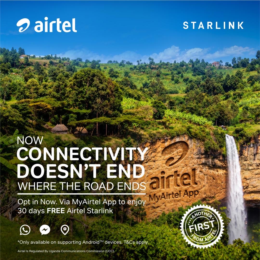ShillahWilsonz's tweet photo. Go beyond the usual network reach with Airtel Starlink and stay connected wherever your journey takes you.

Opt in via the MyAirtel App and enjoy 30 days FREE. 🎉

📲 https://t.co/ME66WC1gri
Supporting Android devices only. T&amp;Cs apply.

#AirtelXStarlink https://t.co/Jkue5C5UTR
