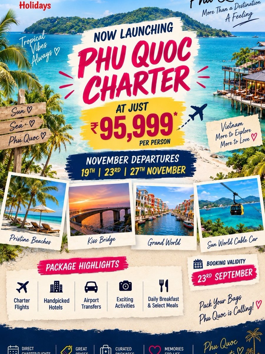 DaengMakassau's tweet photo. Group Carnival is here at MakeMyTrip Experience Store, Ludhiana! 18–30 September: Air-inclusive deals from Mumbai and Delhi. Enjoy VR travel, personalised service, expert guidance and 24×7 support. MakeMyTrip Experience Store, Ludhiana
9888946700 | https://t.co/cahCkRfPf8