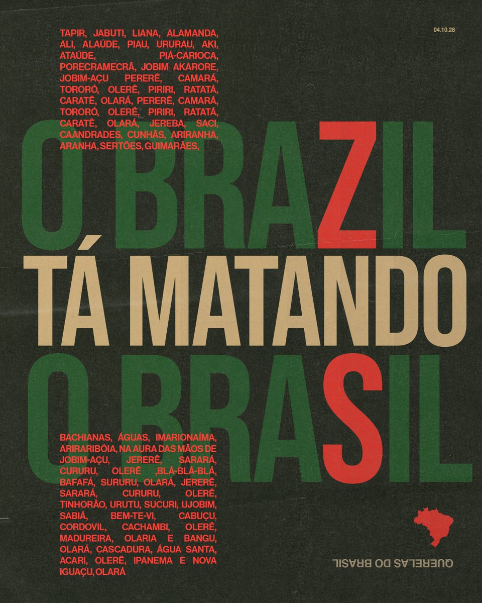 nomoagraham's tweet photo. O Brazil tá matando o Brasil. https://t.co/FKmu6TfIGg