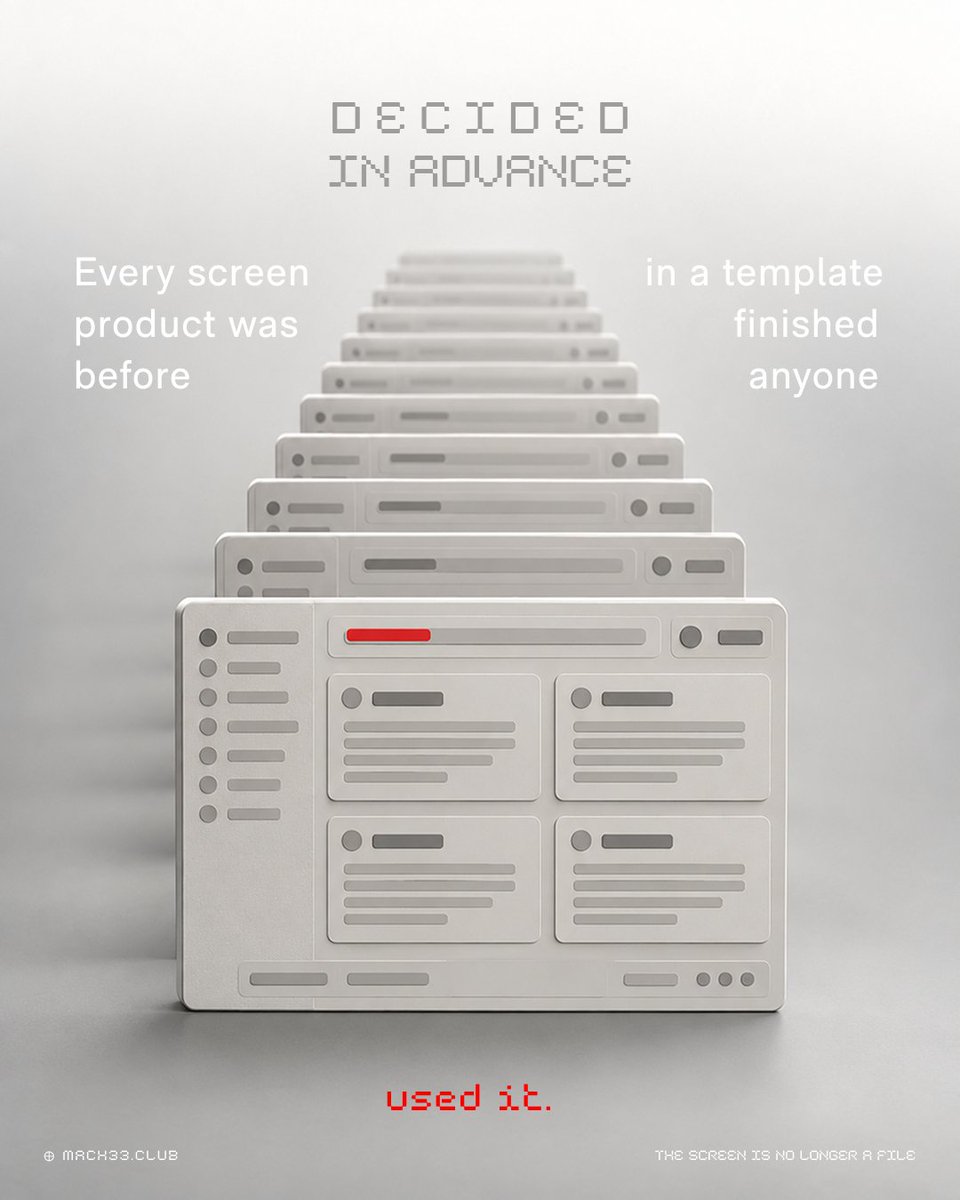 mach33studio's tweet photo. A static interface is a guess that shipped.
The shift toward GenUI represents a fundamental change in how software operates.
Instead of building exactly what a user might need in advance, the interface assembles itself at runtime from intent.
#UX #DesignThinking https://t.co/h0Js9a3JjE