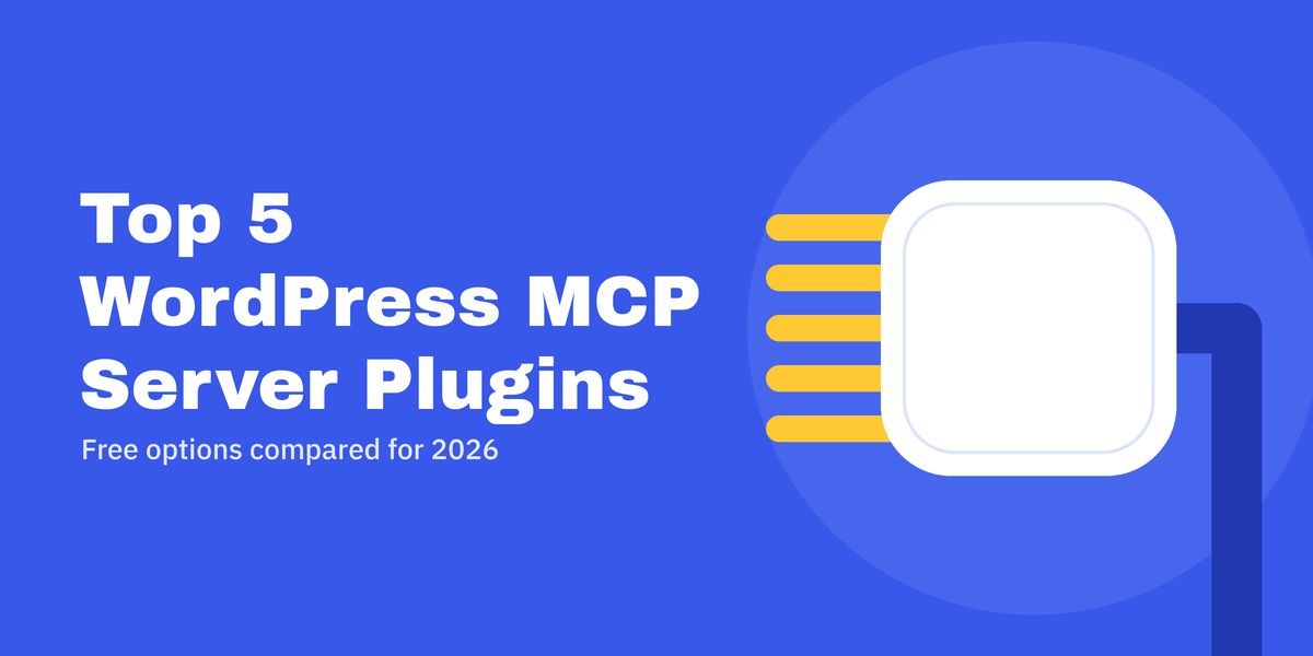 weplugins's tweet photo. Looking for a free WordPress MCP server?

We compared 5 https://t.co/A1LmIrv6lQ plugins in 2026, including WPVibe, miniOrange, Agent Abilities for MCP, AI Agent Hub and SiteSkite.

See the pros, cons and best use case for each:

https://t.co/L0r1pfZx4H https://t.co/1xdl4Hl6g5