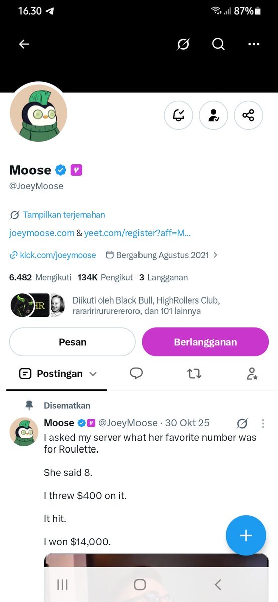 Adipati4ever's tweet photo. @JoeyMoose Always and forever on notifications 
let's go bro sis join 🙌 
@bigwinbanar @Puy_080818 
Good luck everyone https://t.co/dDYecoAWRF