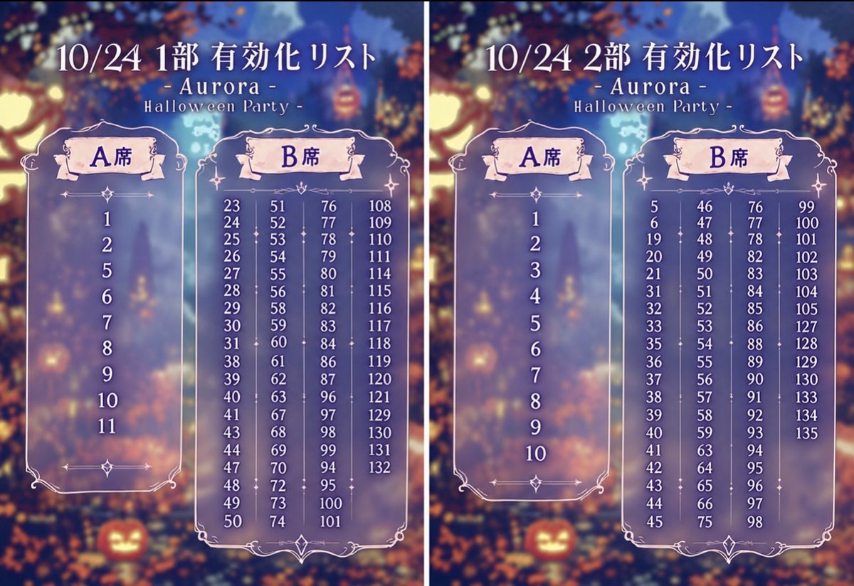 live_info00's tweet photo. 【⚠️有効化チケットについて】
こちらに記載のある番号『以外』のチケットはご連絡のない為キャンセルとさせて頂きます。ご連絡頂いたのにも関わらずキャンセルになっているチケットのある場合は公式アカウントまでDMお願い致します。 https://t.co/NtLU823juV