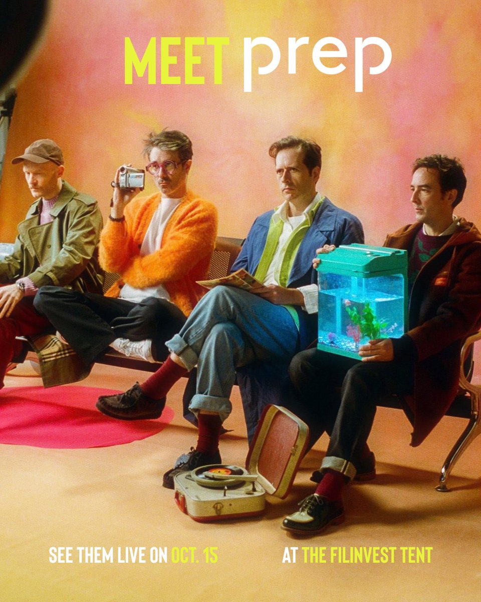 KarposLive's tweet photo. Swipe through to meet the groovy boys of @PREP_band ⚡️
Who's excited to see them live?

Karpos Live presents: PREP live in Manila
🗓 October 15, 2026
📍 Filinvest Tent, Alabang
🎫 Tickets at https://t.co/XtWgi6oYWi

#PREPinManila2026 https://t.co/SSVEp3KcvP