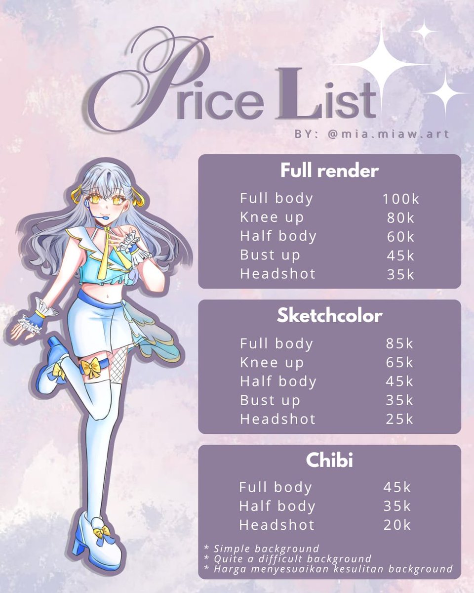 RLiyah35's tweet photo. {ART COMISSION OPEN}🇮🇩

Hii everyone~! ♡
Art commissions are open! 🎨✨

[♥️ and 🔄 really apreciated]

Interested? Just DM me for more info!
I’d love to draw your characters and ideas~ 🫶

Feel free to message me anytime! ♡
#zonajajan #opencomssion #zonauang
#commissionopens https://t.co/6XAcjRfQbA