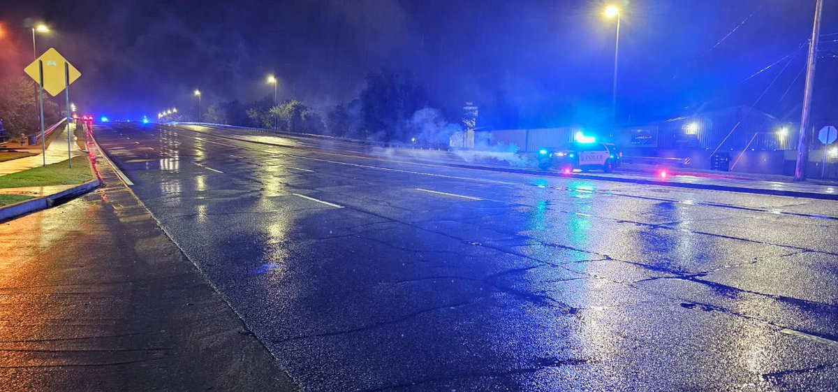 CPDGA's tweet photo. Officers responded to a vehicle crash involving a pedestrian in the area of  Veterans Pkwy. and 18th St. last night. The pedestrian was pronounced deceased. Our Motor Squad is leading the investigation. #cpdga https://t.co/1IWnaHmsNG