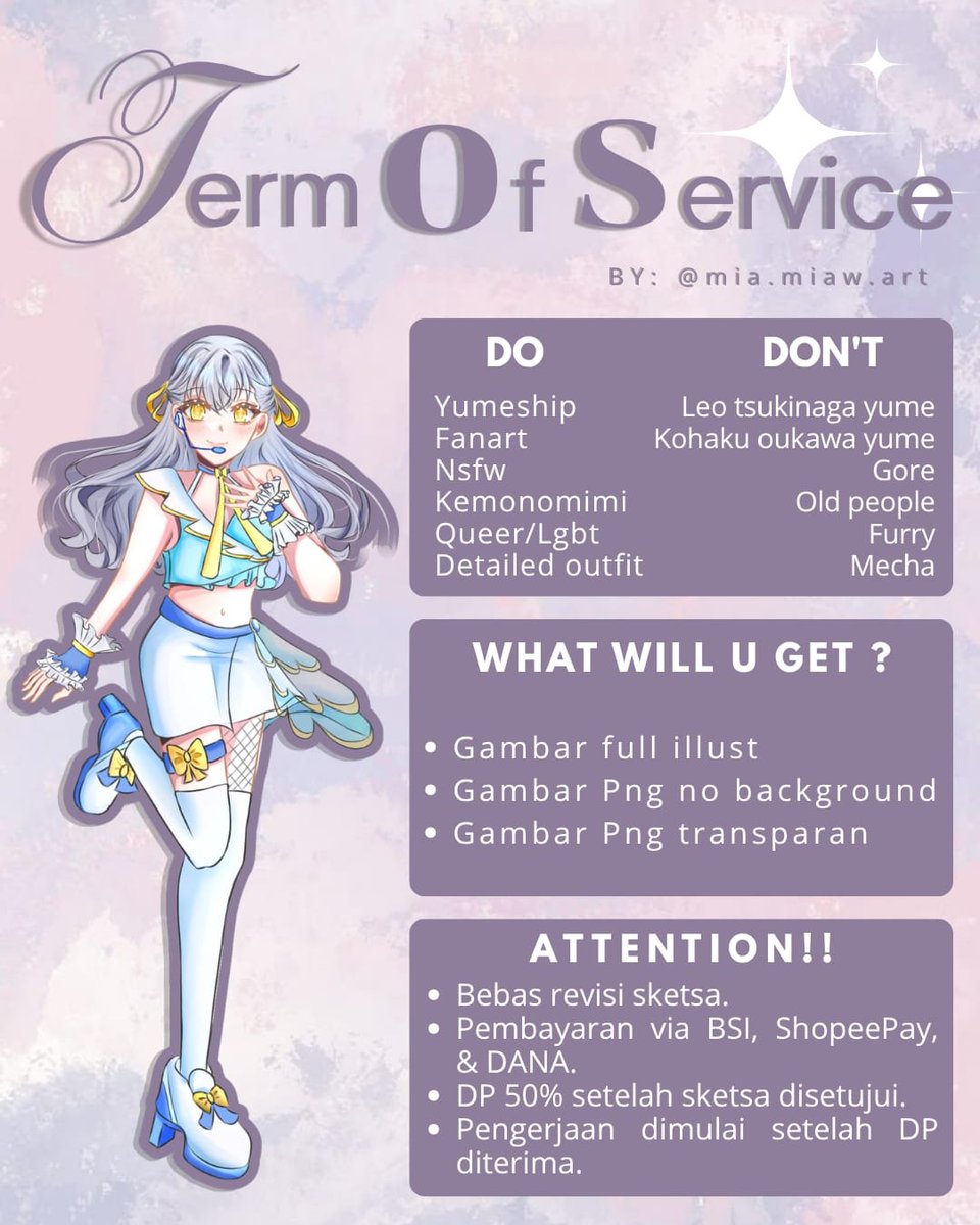 RLiyah35's tweet photo. {ART COMISSION OPEN}🇮🇩

Hii everyone~! ♡
Art commissions are open! 🎨✨

[♥️ and 🔄 really apreciated]

Interested? Just DM me for more info!
I’d love to draw your characters and ideas~ 🫶

Feel free to message me anytime! ♡
#zonajajan #opencomssion #zonauang
#commissionopens https://t.co/6XAcjRfQbA