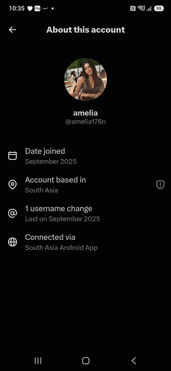 Scouseknight70's tweet photo. https://t.co/cgzVfQfG9V - Amelia from the United States if it was located in South Asia. Romance scammer. https://t.co/p9SoXZDkg1