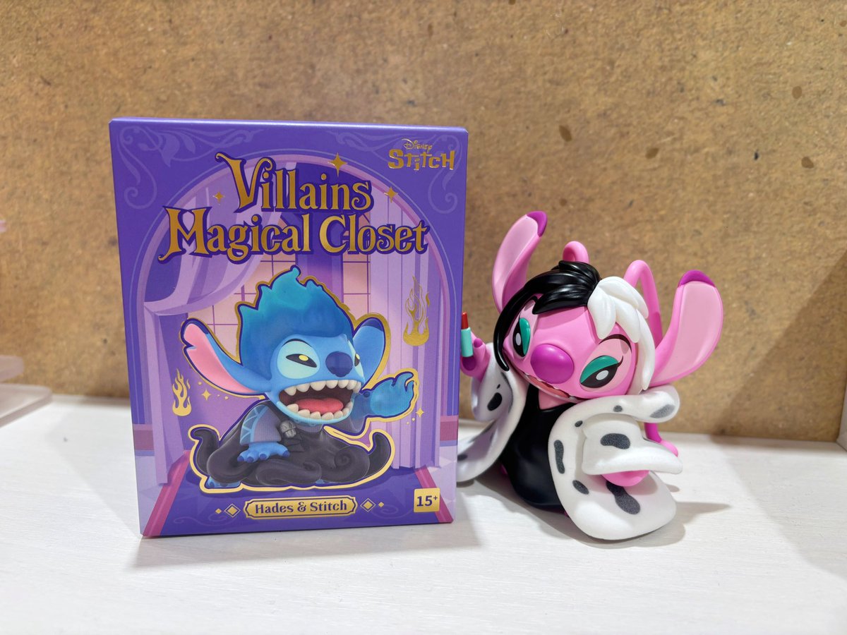 TOPTOYkitasenju's tweet photo. 【北千住マルイ店】

📢ꫛꫀꪝ✧‧˚

スティッチ&amp;エンジェルの
🪄Villans Magical Closet🔮が入荷しました✨✨

ヴィランな表情がカワイすぎる🎶(ᐡ ⸝⸝- ̫ -ᐡ)ﾉ

#TOPTOY #スティッチ https://t.co/dYHryOC4hr