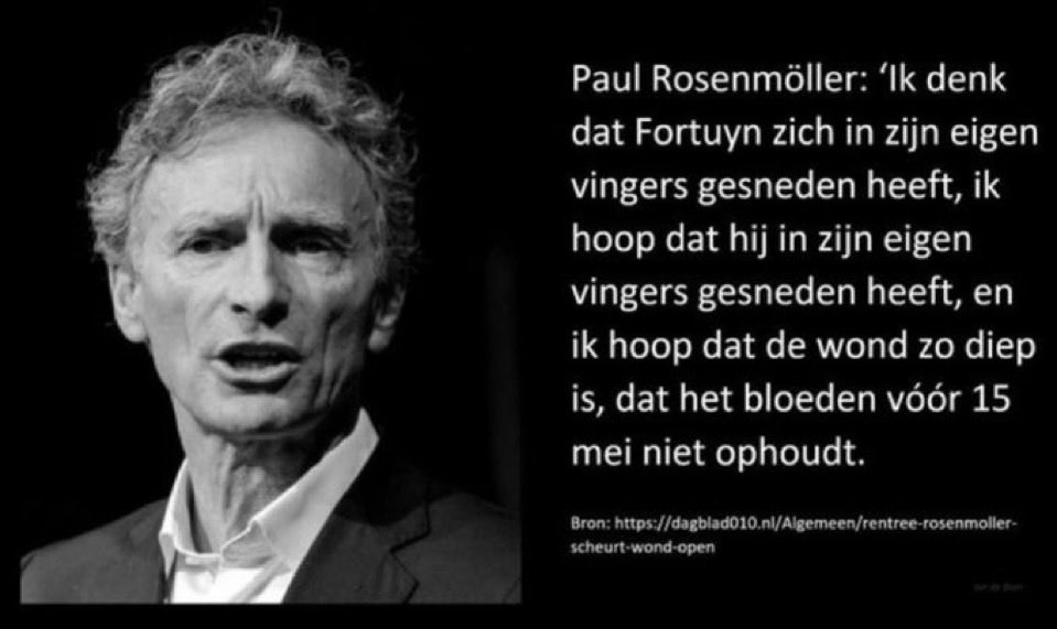 Wim75780668's tweet photo. Bekijk de video van Pim Fortuyn! #TikTok https://t.co/eHztvl1XkZ
Klaver in gesprek met zijn grote voorbeeld,DE medeverantwoordelijke voor de dood van Pim Fortuyn Paul Rosenmöller!
Deze partij,deze mensen,stem niet op zo’n partij want dan zijn we echt verloren! https://t.co/dAFr4wn0UP