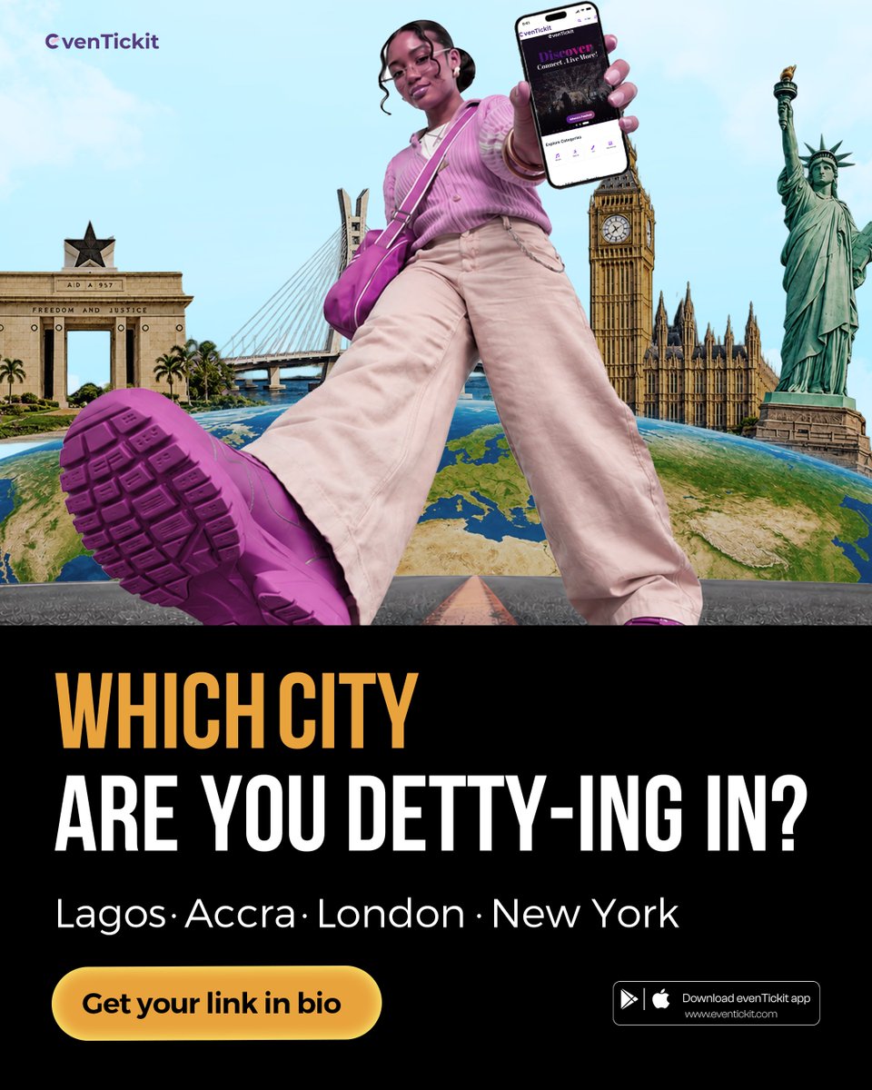 Eventickit52355's tweet photo. Lagos, Abuja, Port Harcourt or somewhere else?

Which city do you think will have the most events this December? 

https://t.co/XshZObTTW6

#evenTickit #DecemberEvents #NigeriaEvents https://t.co/kxuZlGPwQ8