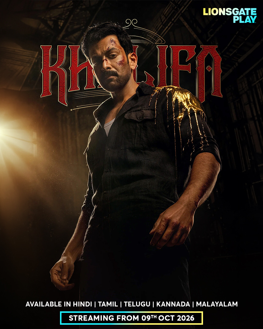 lionsgateplayIN's tweet photo. Gold, power, and payback. 👑🔥 #Khalifa is coming this Friday on Lionsgate Play. #lionsgateplayindia #PrithvirajSukumaran https://t.co/wVXWVY47mX