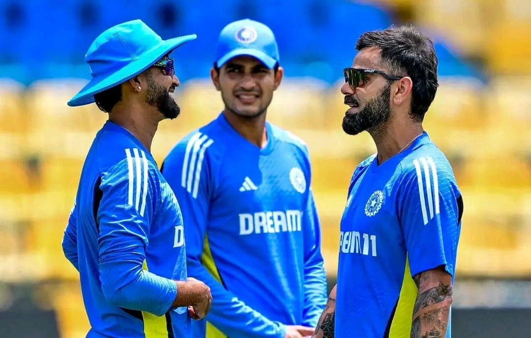 mufaddal_vohra's tweet photo. India's remaining schedule till IPL 2027. 🇮🇳

🌴 West Indies - 5 T20Is (H). 
🇳🇿 New Zealand - 5 T20Is, 5 ODIs, 2 Tests (A). 
🇱🇰 Sri Lanka - 3 ODIs, 3 T20Is (H). 
🇿🇼 Zimbabwe - 3 ODIs (H). 
🇦🇺 Australia - 5 Tests (H). https://t.co/8FUwDTwu5Y