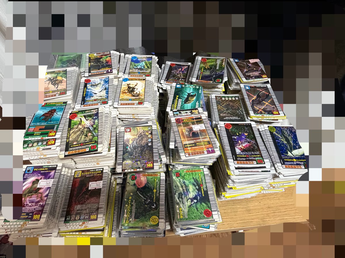 mushiking2007's tweet photo. これ全部ダブってるから売るんだけど、
問題はどうやって店に持って行くか… https://t.co/TEkSbB0G8F