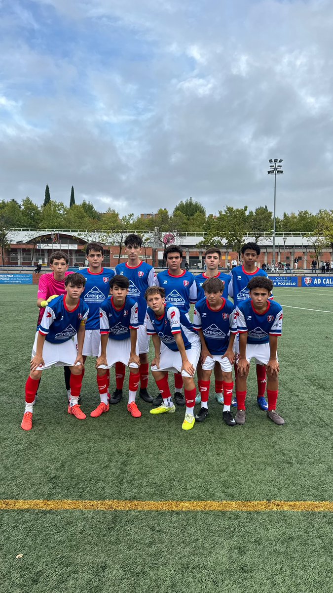 CalaPozuelo's tweet photo. #CadeteB II Resultado de la jornada 🔵
✅ 2-1
🆚 Estudiantes Alcorcón “E”
🏆 Jornada 2
#VamosCala https://t.co/kcWvLu4CcU
