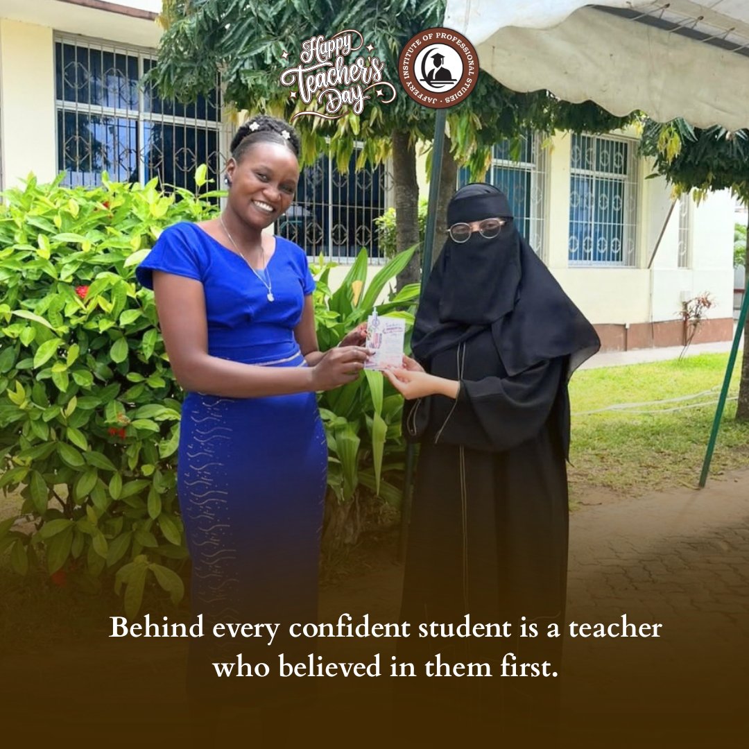 JIPSkenya's tweet photo. 🍎 Happy World Teachers’ Day! 📚✨

Today, we celebrate the dedication, passion, and commitment of our amazing teachers who inspire, guide, and shape the future every day.

Thank you for making a difference, one lesson and one student at a time. ❤️ https://t.co/LtTSX01F1U
