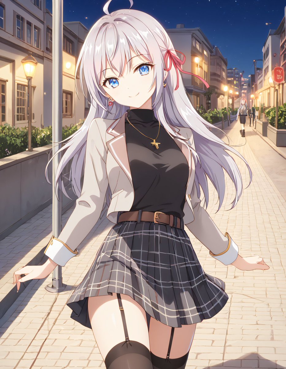 alya_aiart's tweet photo. Evening city stroll 🌃✨ Loving this outfit! 💖

#Alya #AIart #Roshidere #AlisaMikhailovnaKujou #CityLife https://t.co/zZHqwNM5q0