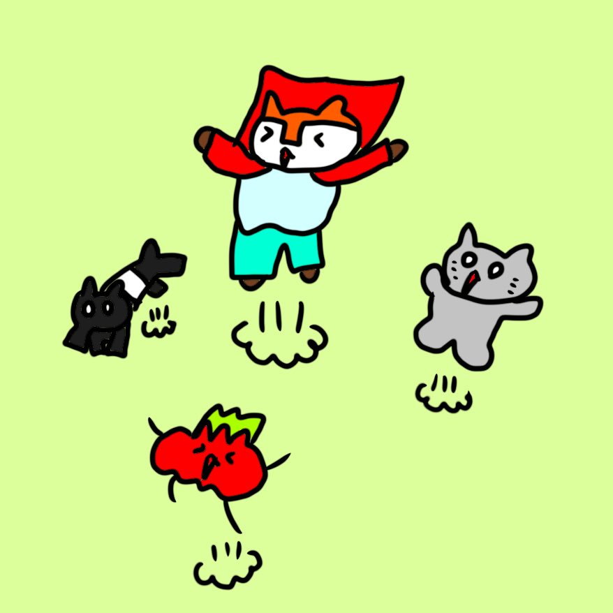 resap_tomappi's tweet photo. ジャンプ！🕺🏼

#ジャンプ #レッサーパンダイラスト #オリキャライラスト #redpandaillustration #jump https://t.co/2ZznUhAbHO