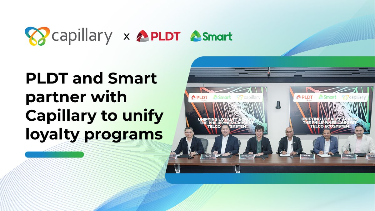 pldt's tweet photo. PLDT and its wireless subsidiary @LiveSmart have partnered with @CapillaryTech to transform and unify their loyalty ecosystem across mobile, broadband, and partner engagement platforms. Read more: https://t.co/Dmnow7QuKi https://t.co/j9WredGNsp