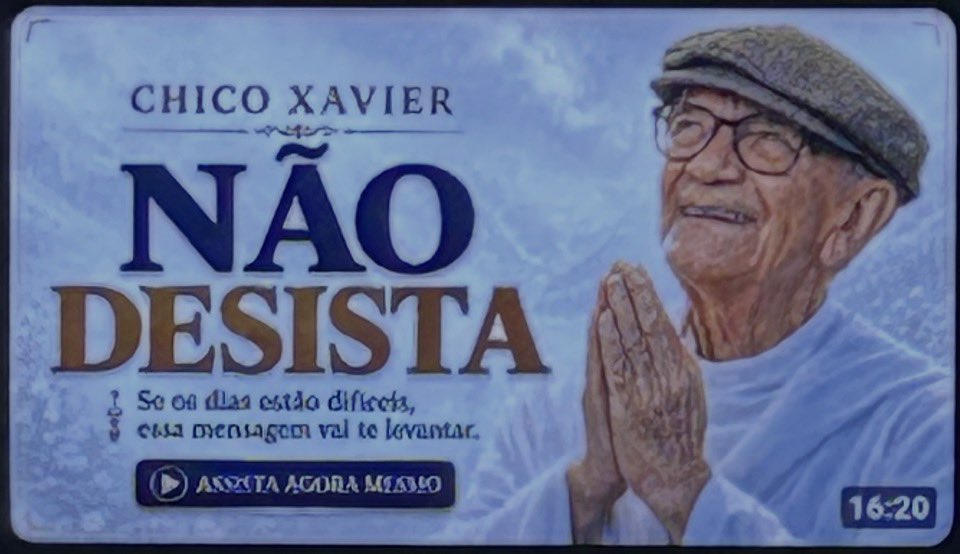 Bacana_EF's tweet photo. Pra nós, Espíritas #Kardecista, É Jesus Cristo O Maior no Céu e #ChicoXavier aqui na Terra ! 
Me lembrei de uma frase que um dia ouvi de Chico na casa azul em Uberaba, enquanto ele segurava minhas mãos e eu chorava diante um pesadelo de adolescência : 
- Eddy, olha só, interprete o que vou lhe dizer com sabedoria e serenidade :
* CHANCES SERÃO DADAS,,TANTAS QUANTAS FOREM NECESSÁRIAS, MAS, TODOS, TODOS SE CURVARÃO AO ALTÍSSIMO * 
E tenha certeza de uma coisa, nada é para sempre, nada !