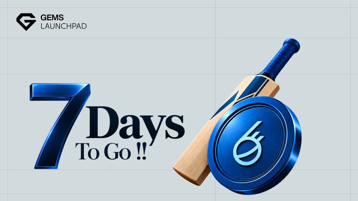 Gems_Launchpad's tweet photo. 7 DAYS TO GO FAM!! 🏏💎

$SIXR Round 1 is moving fast!

If you’ve been watching from the sidelines, now’s the time to get familiar with @SIXR_cricket, the cricket ecosystem.

Here’s what you should know:  
🔥 2.5B+ cricket fans worldwide. 
📷 800K+ community members. 
🔥 30+ cricket stars on board.
📷 225M+ celebrity reach.

7 days left, Start here: https://t.co/8BAXpR8y2B
 
New to Gems?
A quick walkthrough showing exactly how to participate in a Gems Launchpad presale/private sale
in the comments below! 

@Gems_VIP_ | @Gems_Launchpad | $Gems