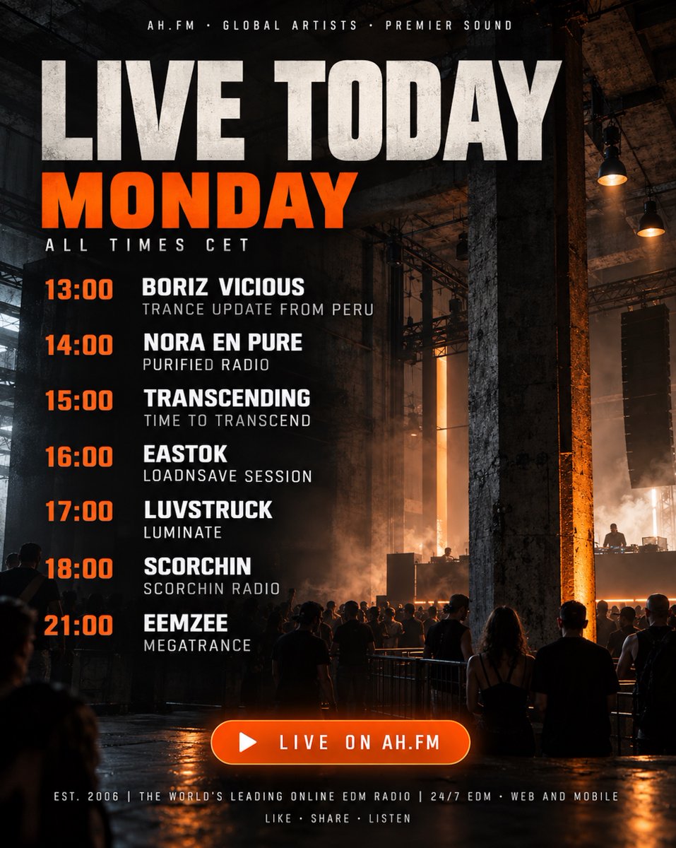 AfterhoursFM's tweet photo. Catch today's exclusive shows from @BorizVicious @noraenpure @EastokM @scorchinrecords @dj_eemzee 

Connect now 👉 https://t.co/r8gSMIN8PR https://t.co/NEcb2rieqO