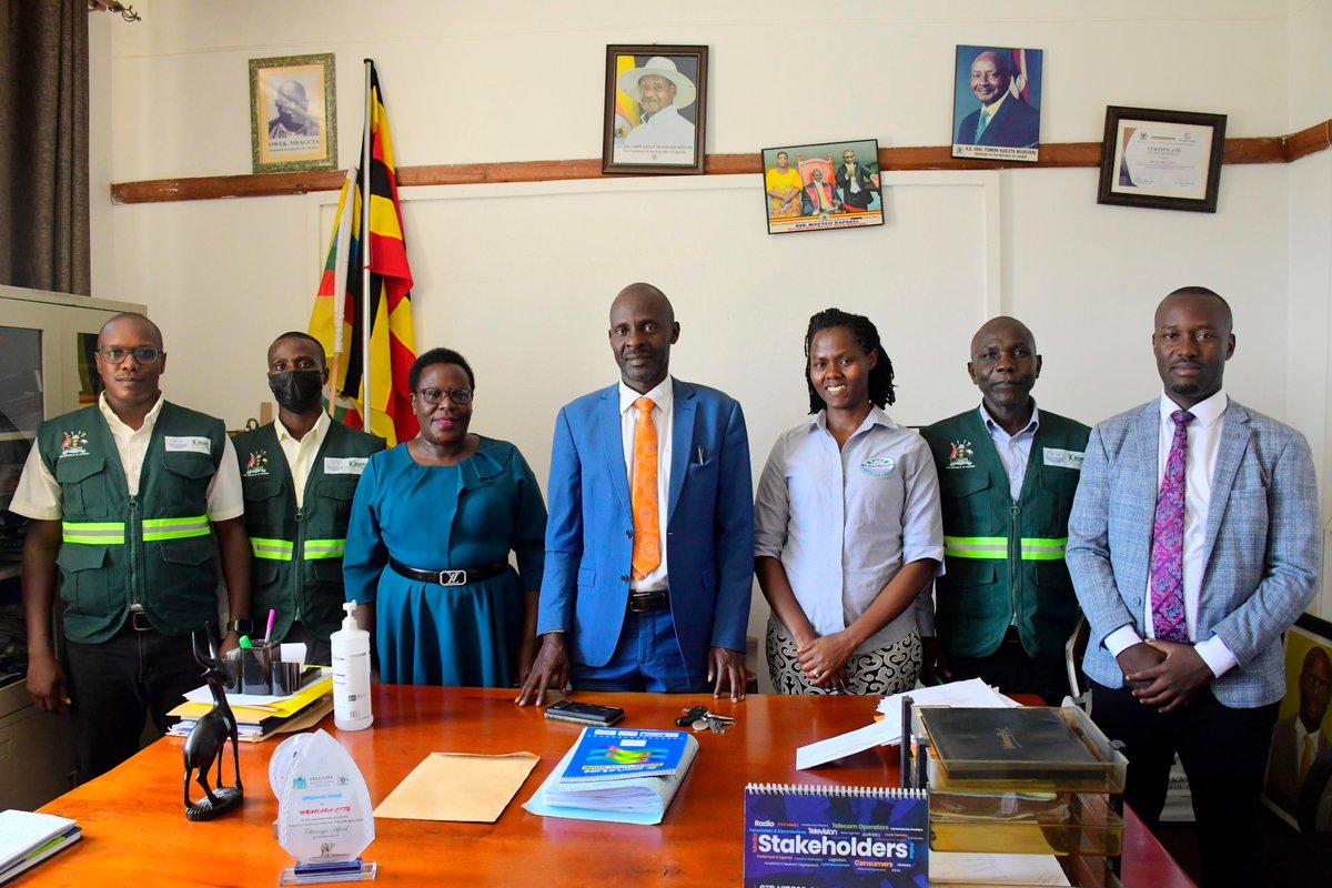 nemaug's tweet photo. NEMA to map River Rwizi catchment and restore riverbanks

Mbarara City -NEMA technical teams from the Head Office and Mbarara Regional Office have met with the Lord Mayor of Mbarara City, H.W. Kakyebezi Mugabe Robert, to strategise on mapping and restoration of the River Rwizi catchment.

The Lord Mayor affirmed the City’s full support for NEMA’s efforts to protect and restore the remaining riverbank ecosystems.

Under the National Environment Act, Cap. 181, landowners along major rivers are required to maintain a buffer zone of up to 100 metres from the highest water mark.

#RiverRwizi #NEMAUganda #EnvironmentalProtection