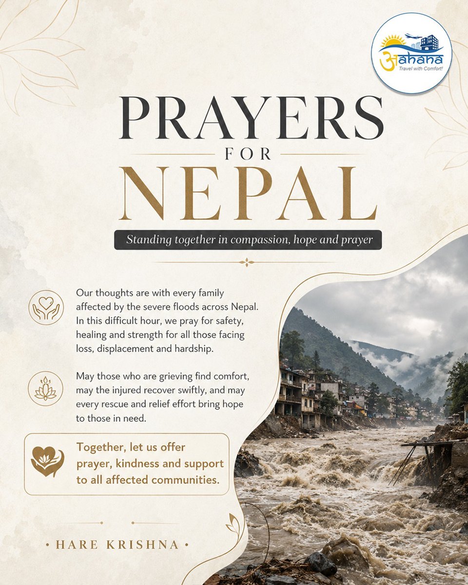 estrellaorella4's tweet photo. Our heartfelt prayers are with Nepal’s flood-affected communities. May grieving families find comfort, the injured recover swiftly, and rescue efforts bring safety and hope. Let us stand together with compassion, kindness, and support. https://t.co/KD851D8Xn1