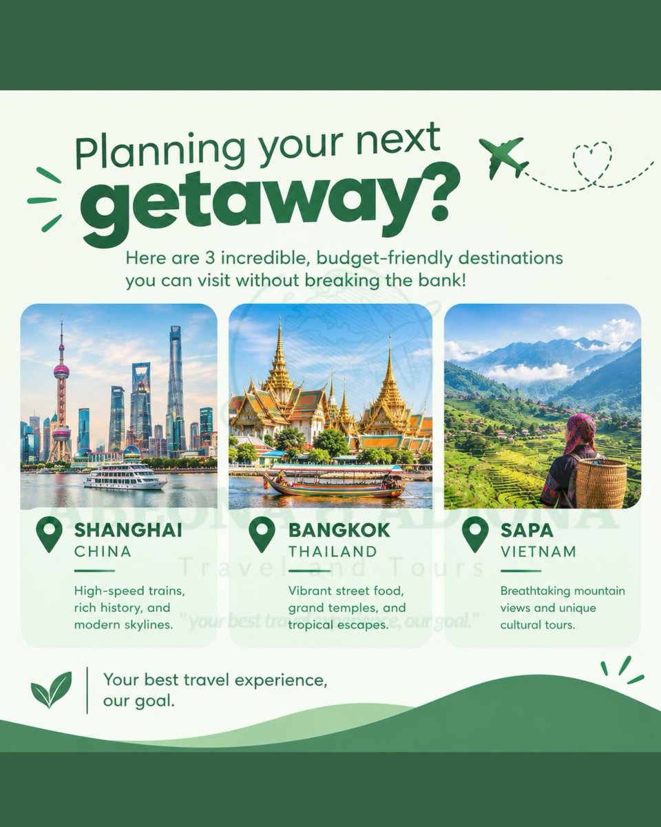 wiiida's tweet photo. Affordable trip? Yes, please. Discover 3 budget-friendly destinations for your next adventure. Save this post and tag your favorite travel buddy. For bookings and inquiries, send us a message. Your best travel experience is our goal. https://t.co/HpQw7GJZd6