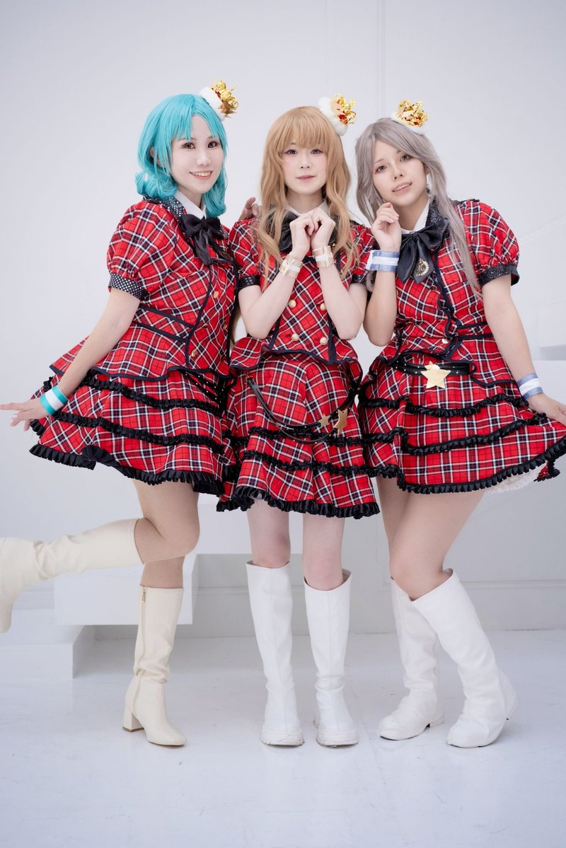 _shinocos's tweet photo. Cosplay 
アイドルマスターミリオンライブ！
マイペースユニット

徳川まつり▷@k_y_o_k_a 
宮尾美也▷@a_memimemi 
天空橋朋花▷me

📸 @kadokadokado2

#0922_手作りのプロル併せ_day1 https://t.co/HGnnhrRM4q