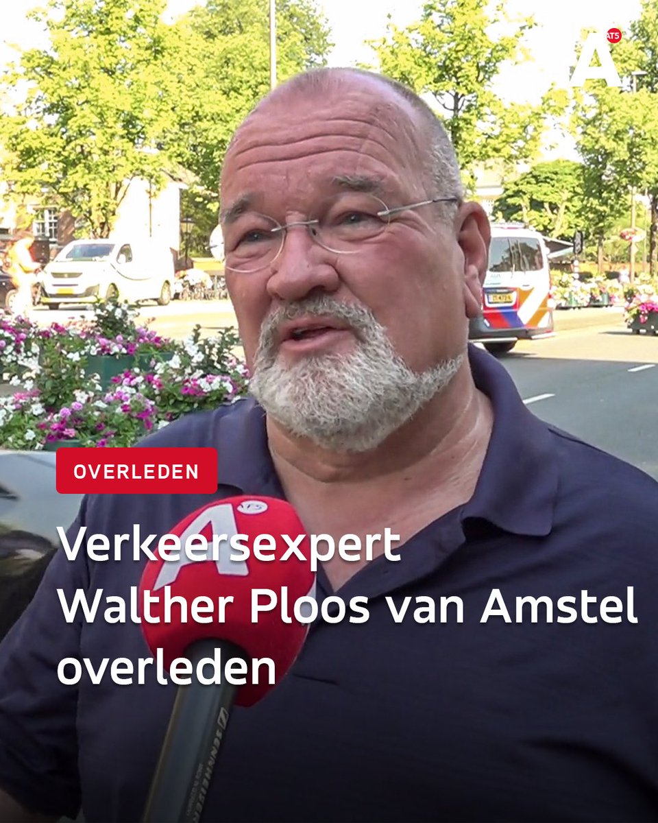 AT5's tweet photo. De verkeersexpert en econoom overleed op 64-jarige leeftijd. Ploos van Amstel was lector aan de Hogeschool van Amsterdam, econoom en sprak vaak over onderwerpen in de logistieke en mobiliteitssector. Hij was de afgelopen jaren ook vaak te zien bij AT5. Melanie van der Horst, die de afgelopen vier jaar de verkeerswethouder was, noemt het overlijden 'intens verdrietig'.

Het is nog niet precies duidelijk waaraan de verkeersexpert is overleden. Volgens https://t.co/aQvD6T0mzN, een online blad voor de mobiliteitssector waar Ploos van Amstel columnist was, schreef de verkeersexpert in een mail laatst dat hij 'helaas onverwacht in een medische nachtmerrie' was beland.

In een rouwadvertentie laat de familie weten het te waarderen als mensen een donatie aan Stichting Homomonument willen overwegen. Naast expert was Van Ploos van Amstel ook voorvechter van homorechten. #AT5 #Amsterdam #Nieuws #Overleden #Verkeer