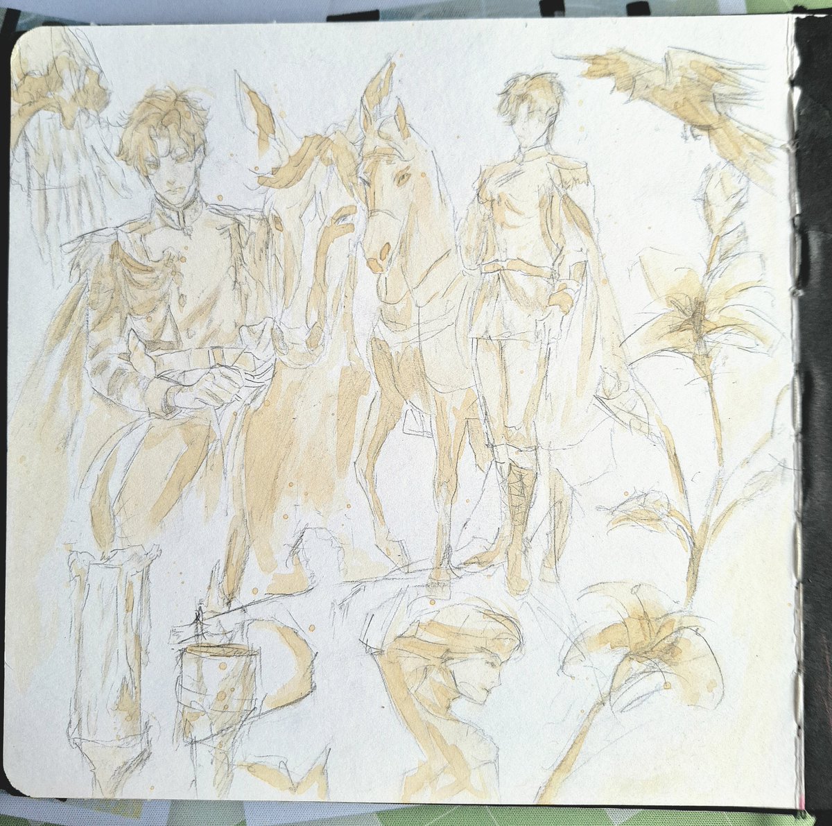 Psihica_gaoqi's tweet photo. I didn't have any paints, so I had to paint with tea and coffee☕️
#qqgk #art #jiuhuo https://t.co/FbCL1zfrTH