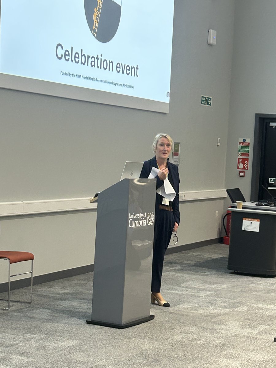 theRRNetwork's tweet photo. Last Thursday, the RRN attended 'CLIMB: Cumbria', the Mental Health Leaders Award Celebration event hosted by the @NIHR and University of Cumbria. The RRN is part of this project which aims to improve mental health services across Cumbria. https://t.co/dljFFORuxP