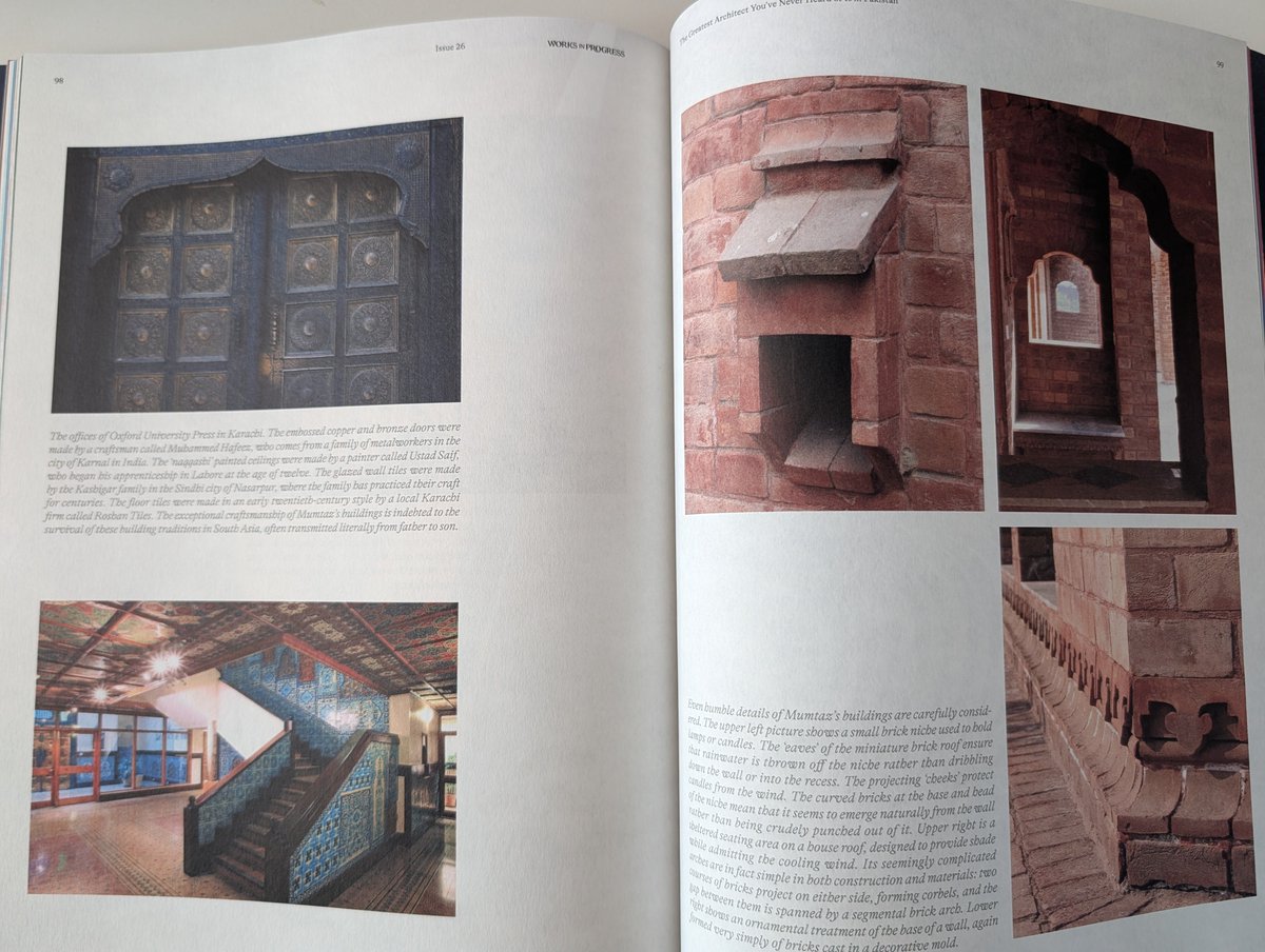 tayfunsen's tweet photo. @WorksInProgMag This article about an architect from Pakistan was also beautiful. I loved the photos and guidance to understanding the designs. I was in India for a month and always found some design details I loved. https://t.co/esxbfY28uv