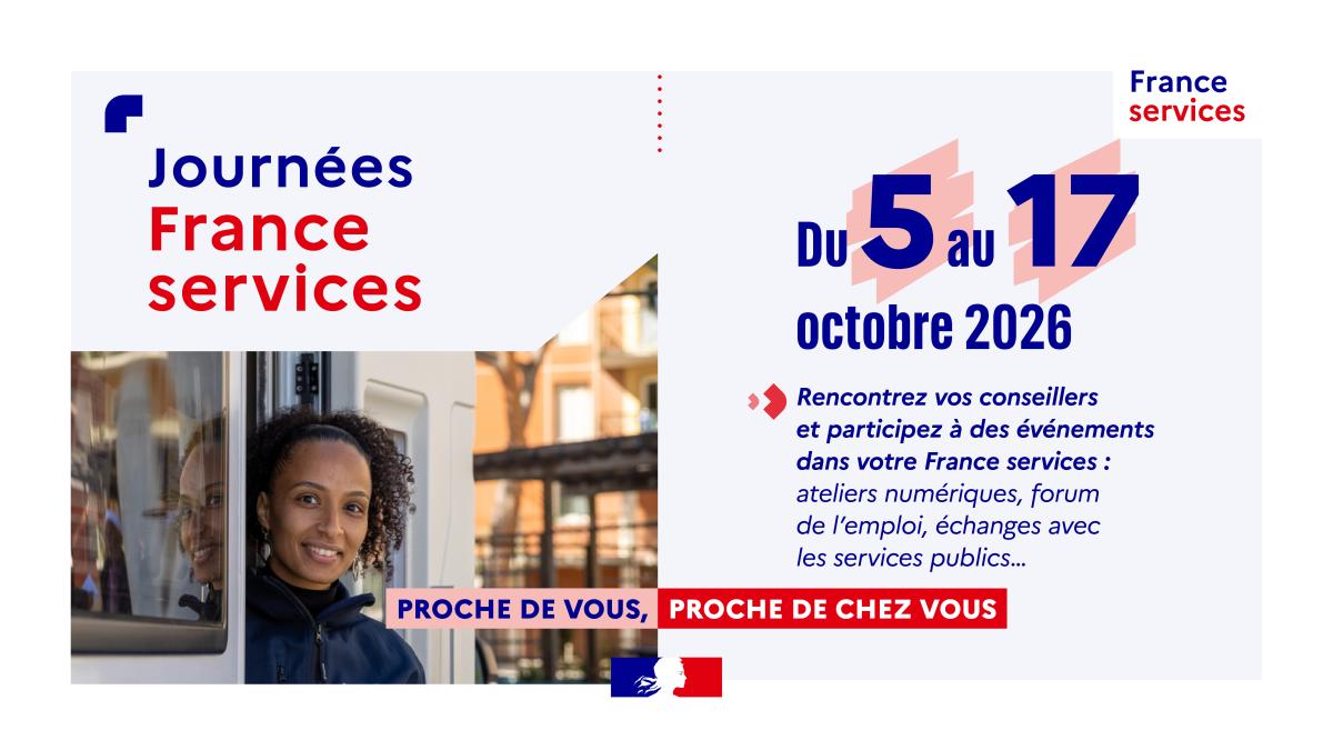 Image de Préfet des Pays de la Loire et de Loire-Atlantique - #FranceServices | Et si vous poussiez la porte ?
Du 5 au 17 octobre, les France services de Loire-At