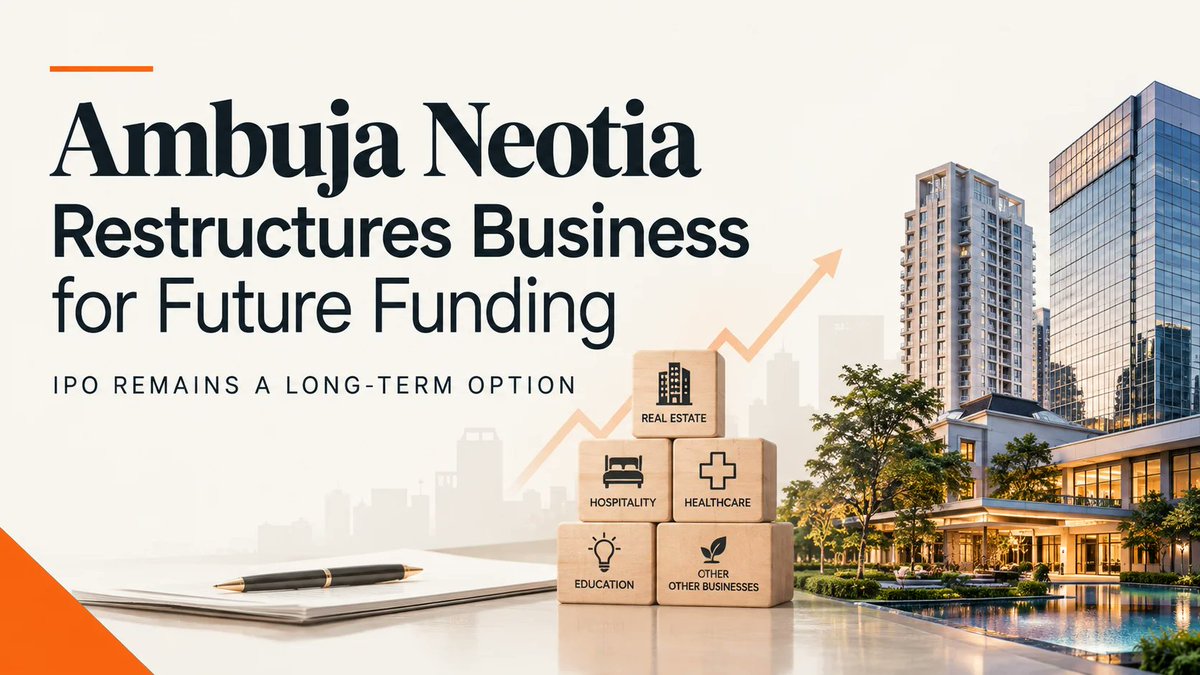 AquireAcres's tweet photo. Ambuja Neotia Group is restructuring its businesses to explore external funding.

The group has interests across real estate, hospitality, healthcare and education.
An IPO? Possible but only as a long-term option, not an immediate plan.

Read More- https://t.co/KWUTcT6LMc https://t.co/nGBMRxXjx1