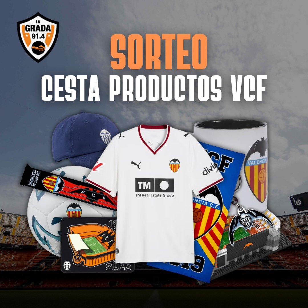 lagrada914's tweet photo. 🚨 SORTEO PRODUCTOS @valenciacf 🔝

🦇 Camiseta, bufanda, balón, taza… 

👁️ Para participar

1. Sigue a @lagrada914 y dale RT. 
2. Menciona a un amig@

-> sorteo activo hasta el 1 de noviembre ☘️ https://t.co/8uN6XIzikC