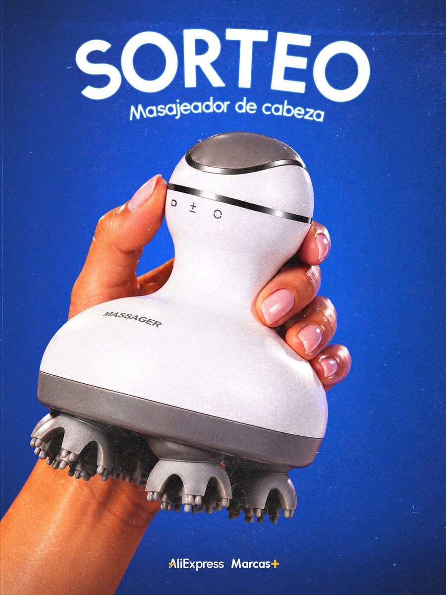 AliExpressES's tweet photo. ✨ SORTEO ✨
Como sabemos que el estrés de la vuelta ya está haciendo de las suyas, queremos traerte la experiencia spa a casa 🎁 Gana unmasajeador de cabeza para cuidarte y decirle adiós a todo ese estrés acumulado✨
¿Cómo participar?
✅Sigue a @aliexpresses en X.
✅Comenta completando la frase "Lo que más me gusta de #AliExpressMarcasPlus es...". No te olvides de utilizar el hashtag #AliExpressMarcasPlus y mencionar a un amigo al que le encantaría este masajeador.
✅Puedes participar las veces que quieras mencionando a usuarios diferentes.

El sorteo estará activo hasta el 19 de octubre, anunciaremos los ganadores por stories y en este post.
BBLL en nuestra biografía.
¡Mucha suerte! ❤️ #AliExpressMarcasPlus
