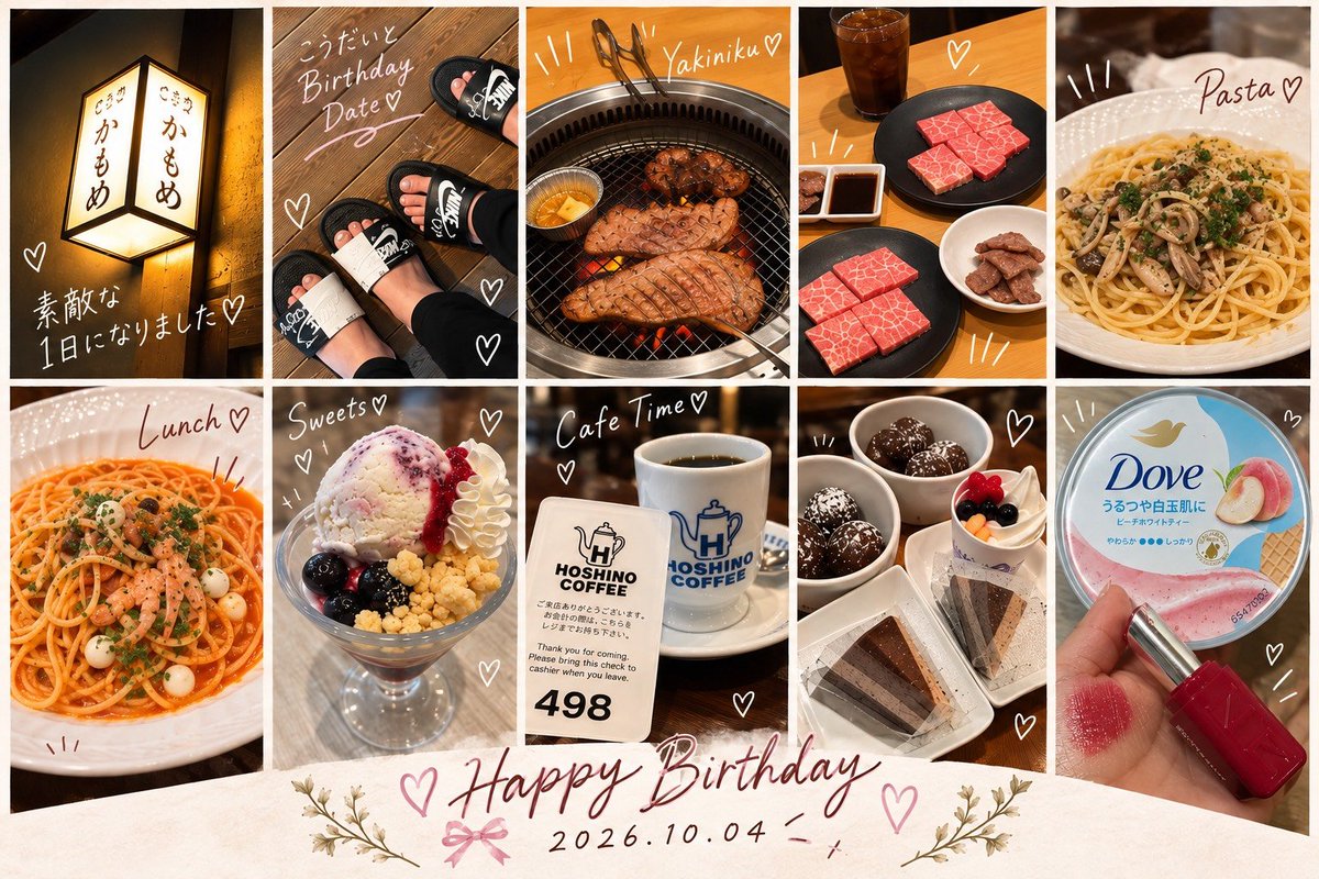 Q0VZZwcN5Q91409's tweet photo. 日曜日は彼女の誕生日だった😎
祝えて良かった👍
これからもよろしく！
#誕生日
#温泉
#焼肉
@re0728hi https://t.co/HNMJUB0Ivb