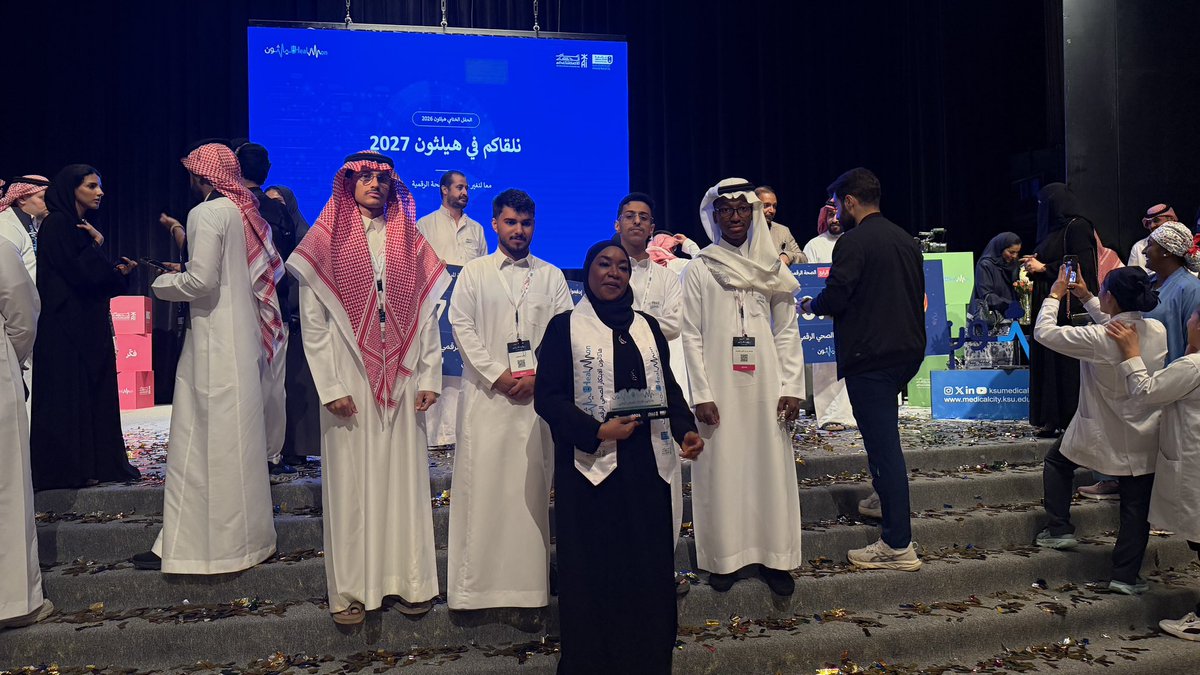 dfisig's tweet photo. سعيد بمشاركتنا في هاكثون #هيلثون كانت تجربة فريدة من نوعها أضافت لي الكثير وصقلت مهاراتي الابتكارية وخلقت لي تجربة مليئة بالتعلم والتحديات

ألف مبروك لجميع الفائزين 👏🏻

وشكر خاص @SmKabrah لكونه مشرفًا على ابتكارنا تعلمنا منه الكثير وكان لدعمه وتوجيهه أثر كبير في تجربتنا https://t.co/rGZceH38qo